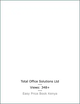 Total Office Solutions Ltd - Directory - Kenya | Easy Price Book Kenya,  better products ... better prices !